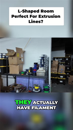L-Shaped Filament Extrusion Lines for 3D Printing