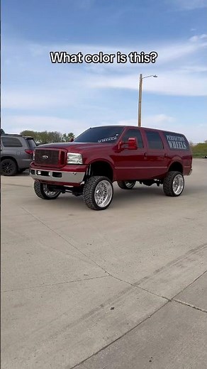 Lifted Diesel Ford Excursion 24” American Force wheels