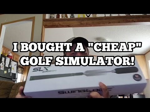 I Bought a "Cheap" Golf Simulator! The Swing Logic SLX MicroSim.