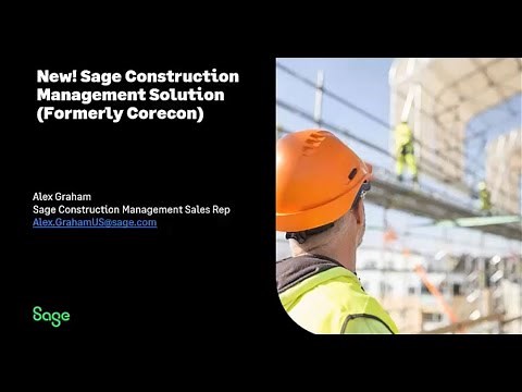 Sage Construction Management Demo