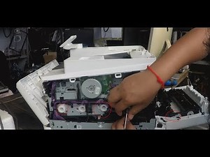 hp color laserjet mfp m277dw fuser change fuser film and lower PART 1