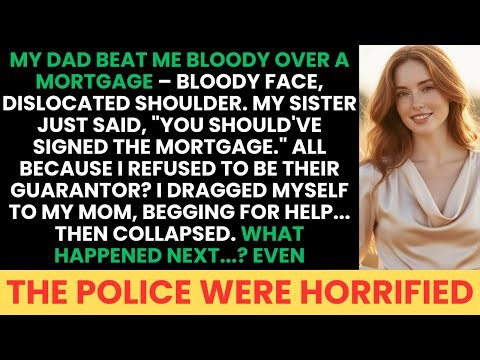My DAD Beat Me Bloody Over A Mortgage—My Sister Blamed Me. I Collapsed Begging. Even Cops Shook...
