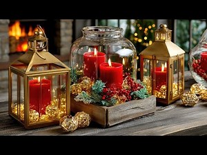 Luxurious Christmas Without the Expense | 20 Red and Gold DIY Ideas for a Warm & Romantic Home