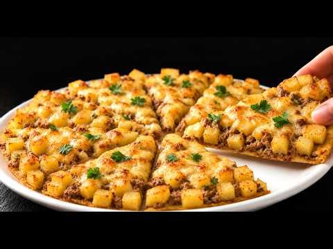 Potatoes with minced meat are better than pizza! A simple recipe without an oven.