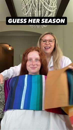 Guess her season! Is she a spring, summer, winter or autumn? ￼ #coloranalysis