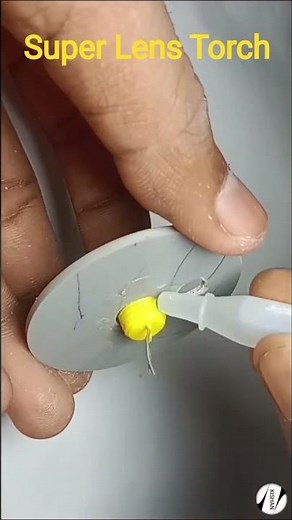 How To Make High Power Lens Torch Light #homemade #shorts
