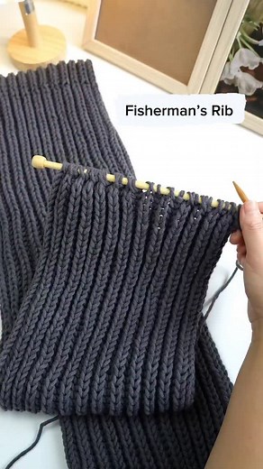 Fisherman’s Rib Scarf pattern 😍🧶 | knitting.well