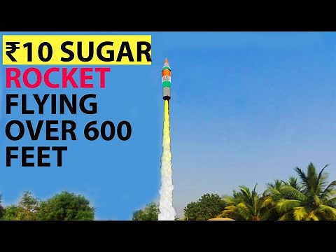 how to make a powerful sugar rocket at home easy way