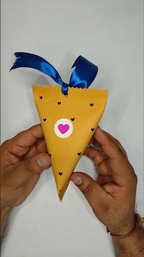 DIY Candy Box | Easy Paper Craft Gift Idea 🎁😱 #shorts