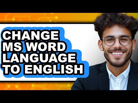 How to Change Ms Word Language to English (only Way)