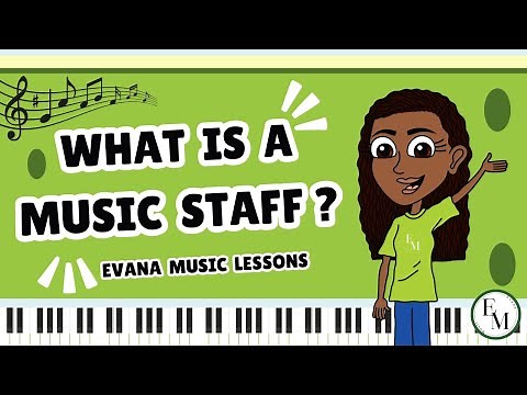 What Is A Music Staff? 🤔(Simple Music Lesson For Kids) Lesson Series: Introduction To Music Notation