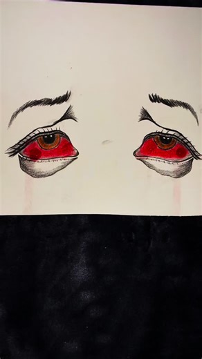 Emotional Expression Through Eye Painting Art
