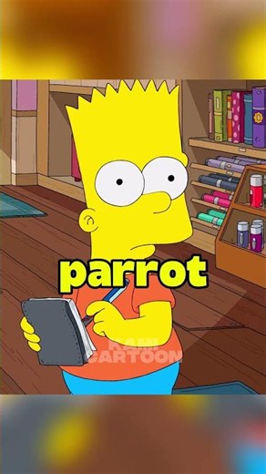 MARGE REUNITES WITH AN INSANE PARROT!? #simpsons