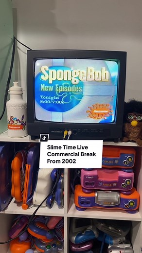 Replying to @Panjan Slime Time Live’s Spongebob-a-Thon from 2002! #nickelodeon #vhs