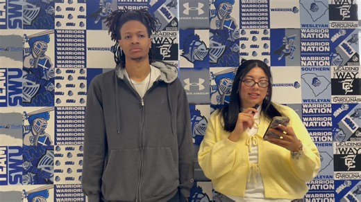 On this week’s edition of the Mug Shot Coffee Athlete of the Week Show, Gabby Salazar chats with Jaquay Randolph on his school record and how the team is looking to build off their victory over Erskine #teamswu #ncaad2 #conferencecarolinas | Southern Wesleyan University Athletics