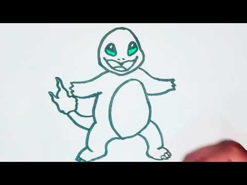 Cute Charmander Drawing Tutorial | Easy Pokémon Drawing for Kids