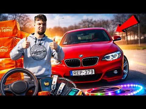 TEMU autó tuning teszt – gagyi vagy meglepően jó? 😅