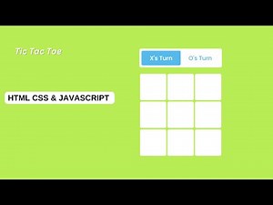 Tic Tac Toe Game using HTML CSS & JavaScript II Mr Code Box