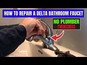 How to Repair a Delta Bathroom Faucet (No Plumber Needed!)