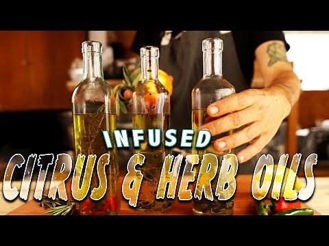My 3 Favorite Herb Infused Oils For Cooking | Simple Chefs Technique