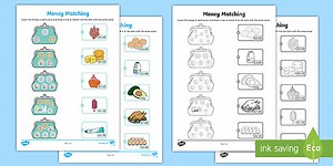 Money Matching Activity