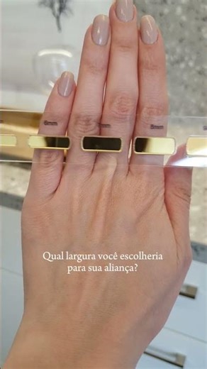 Qual largura ideal para o seu anel? O guia definitivo do luxo.