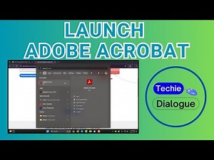 How to Launch Adobe Acrobat - Quick Tutorial (2025)