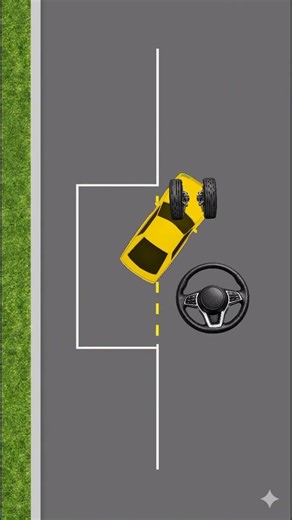 Learn Easy Reverse Parking 🚘 | Complete Step-by-Step Guide for Beginners 🅿️🚗 #Parking​