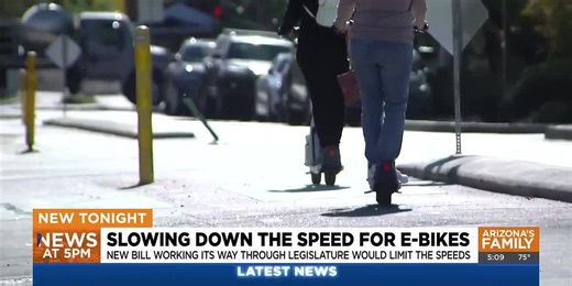 Arizona lawmaker wants speed restrictions for e-bikes, scooters