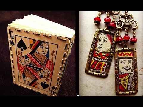 30+ Ideas to Make Art From PLAYING CARDS | Playing Card Crafts for Adults
