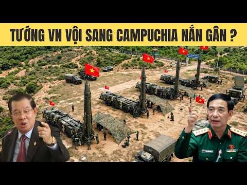 Why is Vietnam sending a general from Military Region 7 to Cambodia right now?