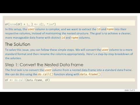 How to Easily Split a Data.Frame Type Column in R