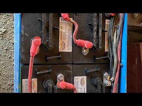 Genie scissor lift Quick battery replacement