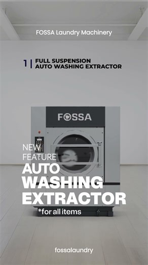 Washer Extractor with Full Suspension