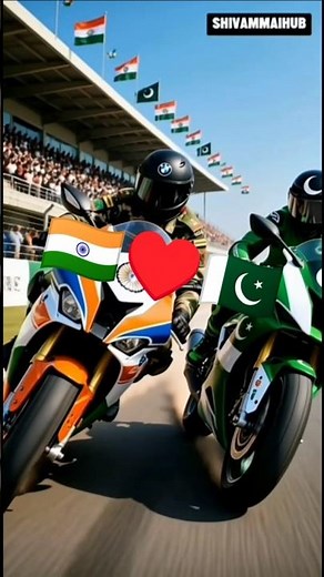 Powerfull Race 🔥Of Indian Army 🏁 On Super Bike Epic Speed Battle 🏍️ #ai #army #superbike #racing #ai