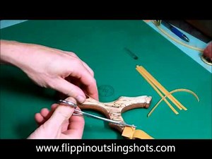 How to install flatbands on a slingshot