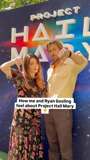 Telling Ryan Gosling what I think of Project Hail Mary 👎😂