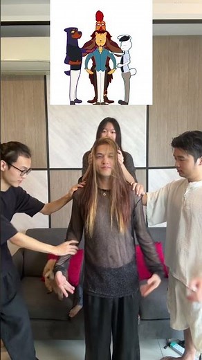 Who would you wanna punch at first sight? #andywigman #wigs #shorts #haircut #dance #foryou #fyp