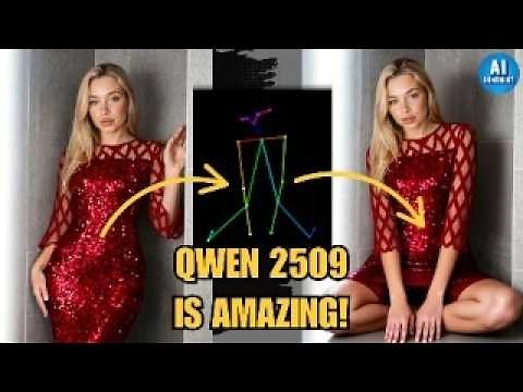 Qwen 2509 Image Edit BEATS Paid Tools! Complete Virtual Try-On & ControlNet Guide