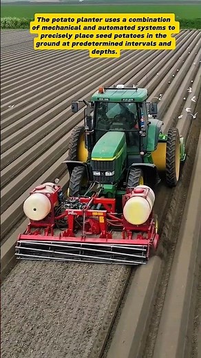 Precision Potato Planting: The Modern Potato Planter in Action