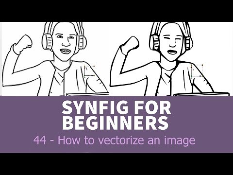 Synfig for beginners: 44 - How to vectorize an image