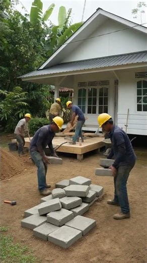 demolishing an abandoned house