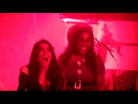 Two Female Vampire's Eat Him Up