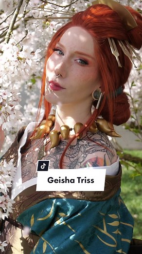 It’s finally sakura season, so I filmed a showcase of my Geisha inspired Triss cosplay. #sakura #sakuraseason #triss #witchtok #cosplay
