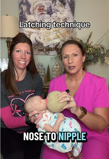Today we talk about asymmetrical latching to get a deep, comfortable latch! #breastfeeding #breastmilk #ibclc #newmomtips #baby