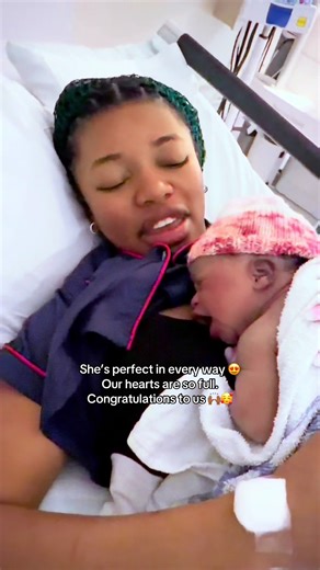 She’s perfect in every way 😍 Our hearts are so full. Congratulations to us 🙌🏾🥰 #olivia_chukwu