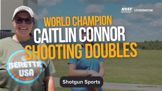 Most shooters stop their gun after the first target, and that's exactly what ruins their second shot. ❌ World Champions Caitlin Connor and Kaleigh Lawson demonstrate how to keep everything flowing when shooting doubles. See the technique that separates pros from recreational shooters. The National Skeet Shooting Association, together with NSSF—The Firearm Industry Trade Association and Let's Go Shooting, helps shooters master these critical techniques. ⤵️ https://www.letsgoshooting.org/resources