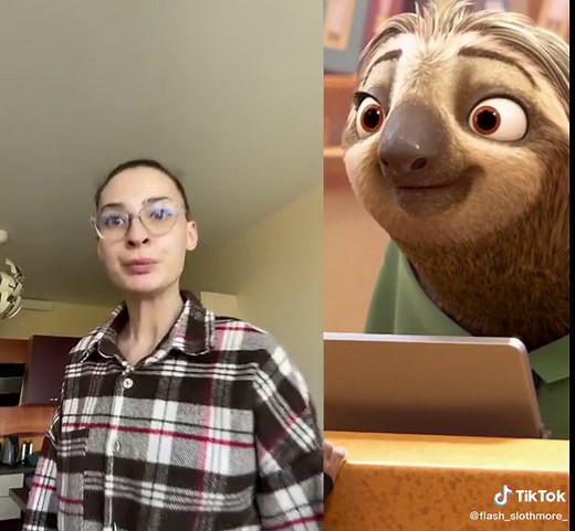 Fun Indoor Moments with Animated Sloth and Pringles