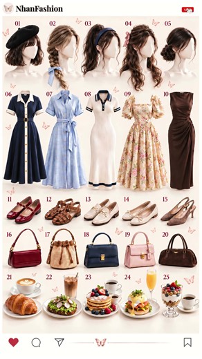 Pick Your Brunch Outfit ☕ Which 5 Are You Choosing?