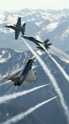 fighter jet dog fight